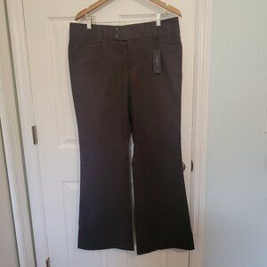 NWT Banana Republic Sloan Fit Flare Pant Size 14- Brown